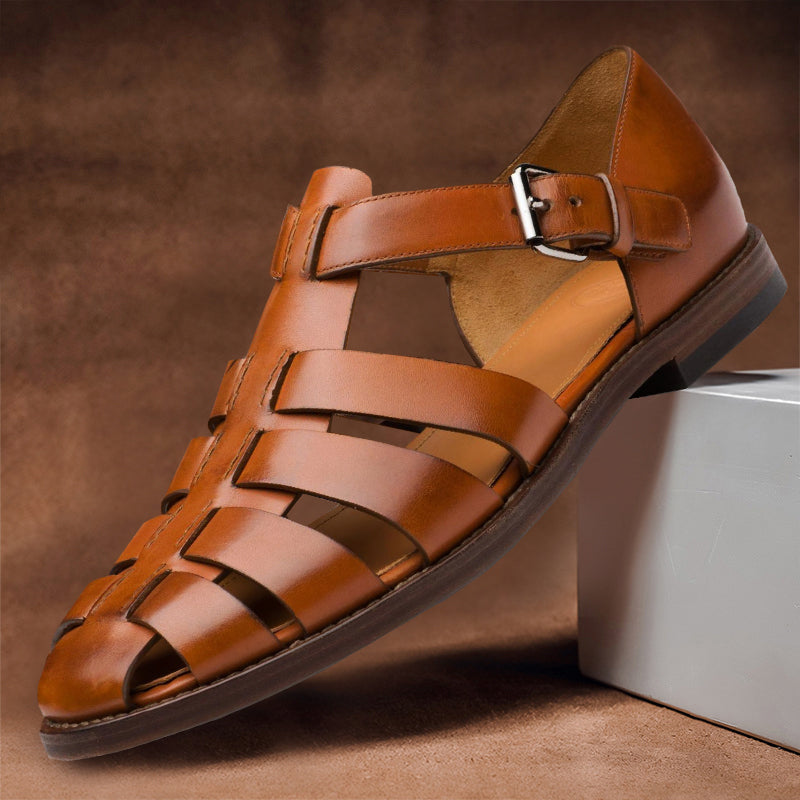 Zayden | Leather Fisherman Sandals