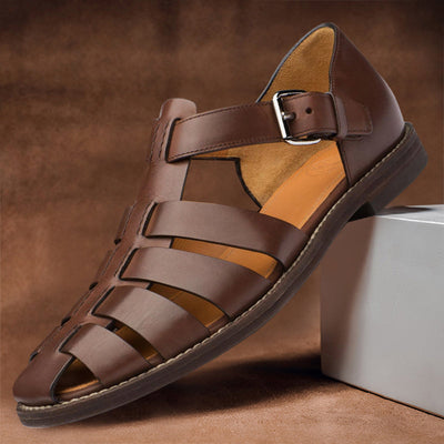 Zayden | Leather Fisherman Sandals