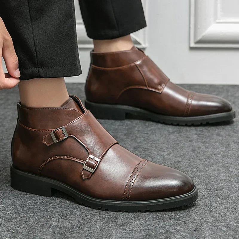 Clancy | Double Monk Strap Boots