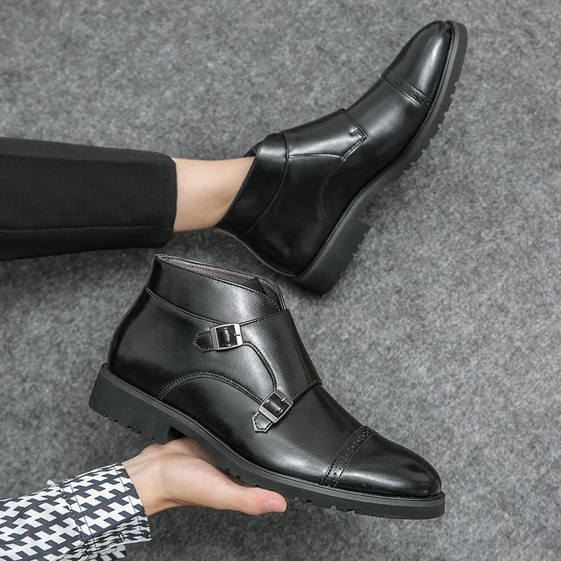 Clancy | Double Monk Strap Boots