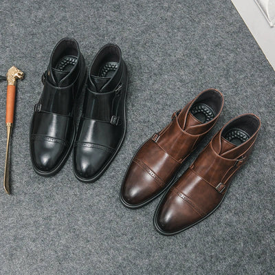 Clancy | Double Monk Strap Boots
