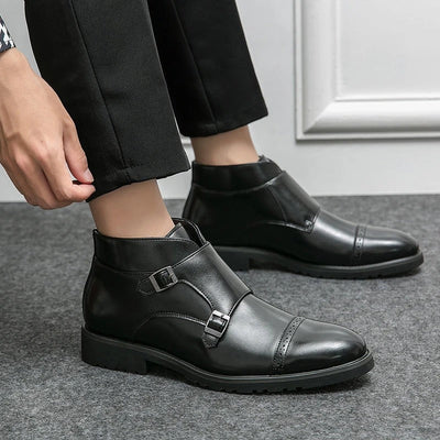 Clancy | Double Monk Strap Boots