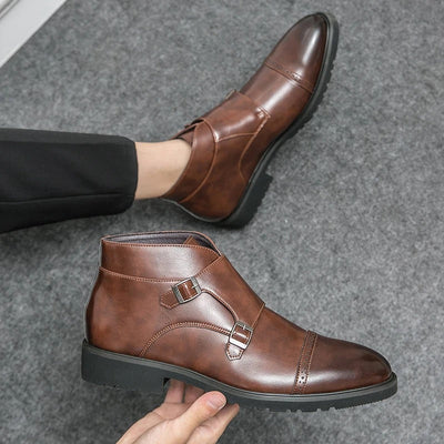 Clancy | Double Monk Strap Boots