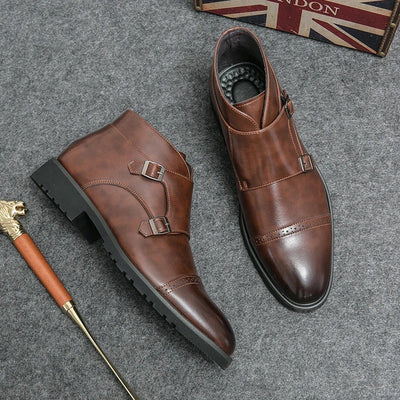 Clancy | Double Monk Strap Boots