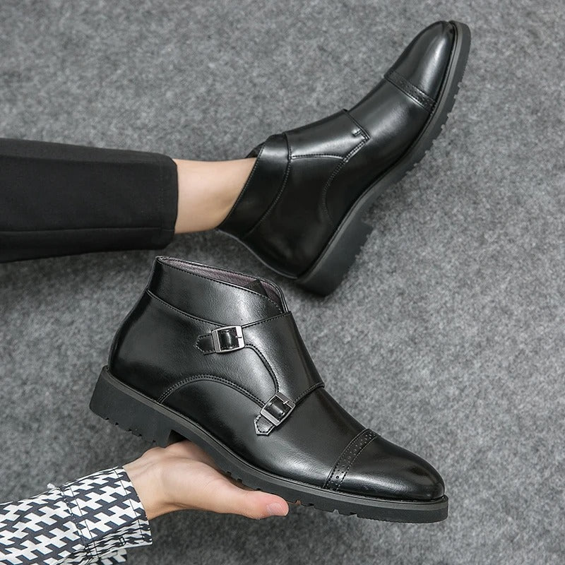 Clancy | Double Monk Strap Boots